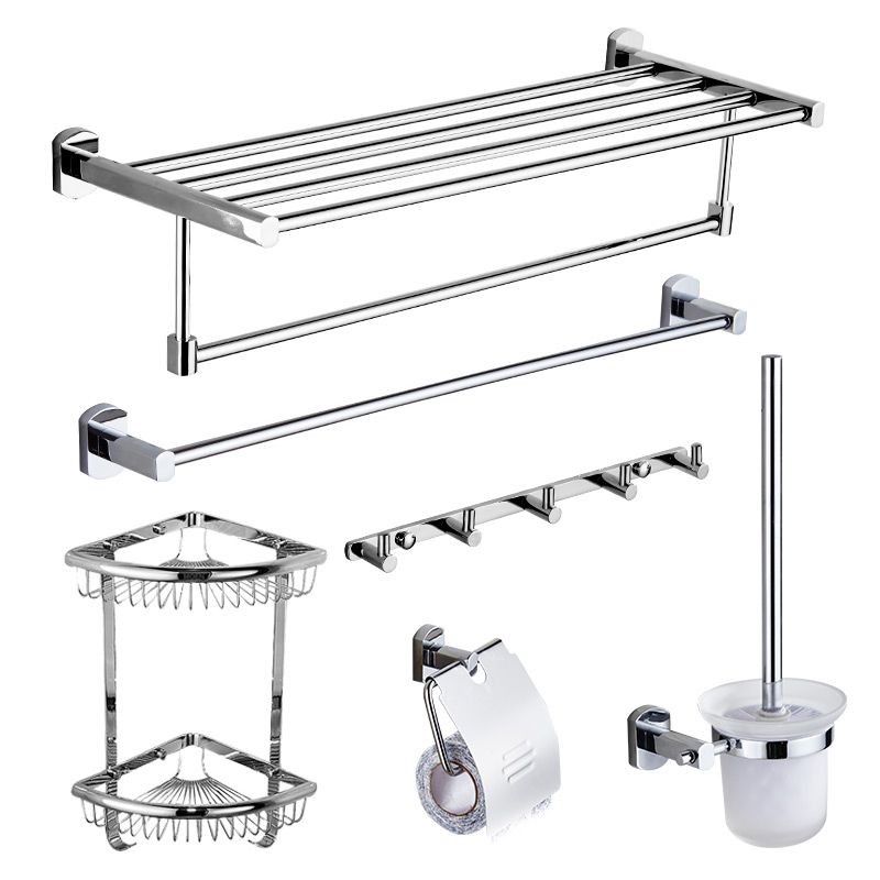 Avtoit | Modern bathroom accessory set Stainless steel bathroom shelf Towel holder Bathroom accessory set