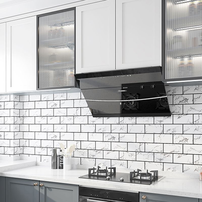 Avtoit | Modern Peel and Stick Tile PVC Rectangular 10 Pack Peel & Stick Field Tile for the Kitchen