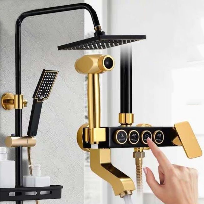 Avtoit | Modern adjustable swivel shower head metal shower fixture on the wall