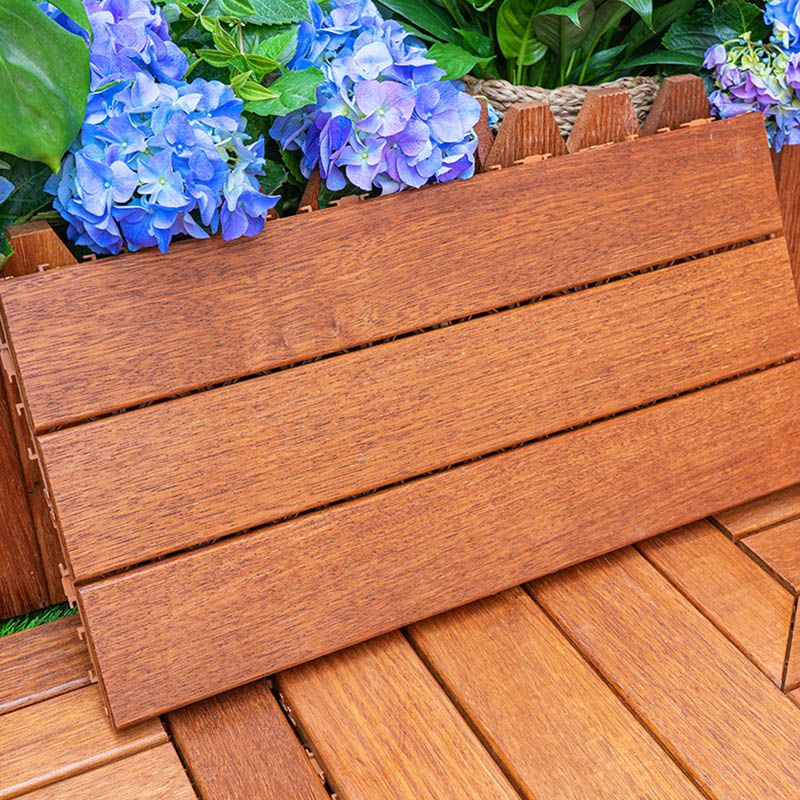 Avtoit | Classic wooden deck tiles connecting composite patio tiles