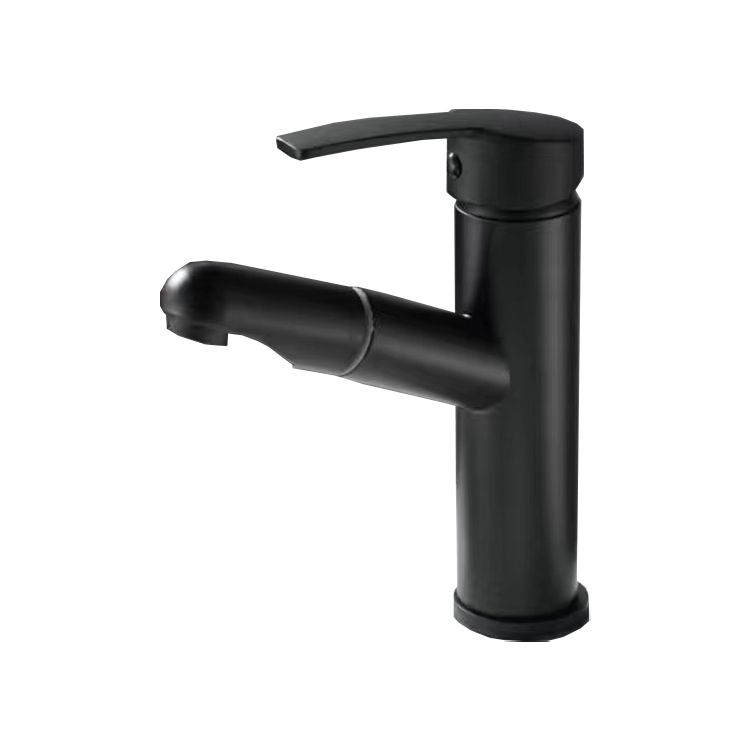 Avtoit | Pull-out simple bathroom sink tap 1 hole single lever faucet