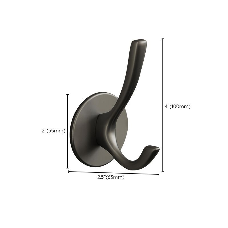 Avtoit | 10-piece Bathroom Accessory Set Modern Matt Gray Bathrobe Hooks