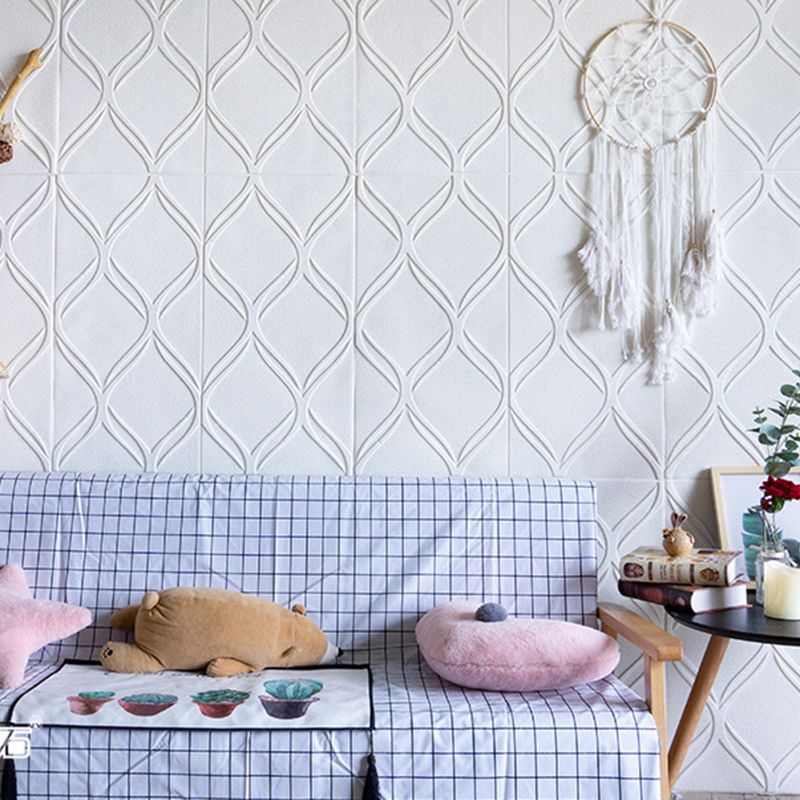 Avtoit | Contemporary waterproof wall planks striped brick bedroom wall panels