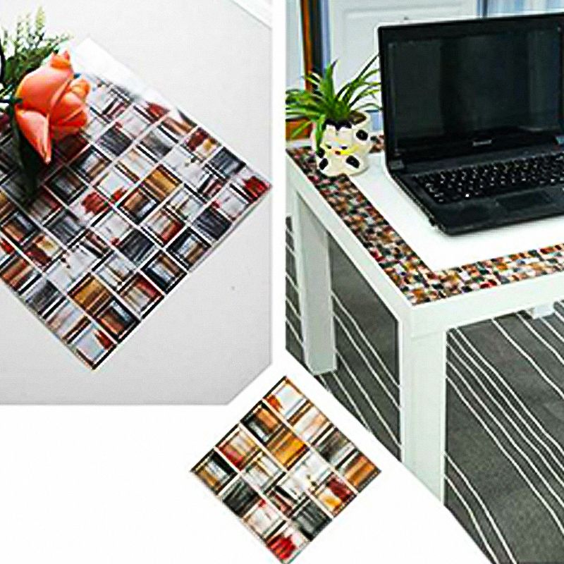 Avtoit | Square Mosaic Peel & Stick Tiles Waterproof Kitchen Splashback Tiles