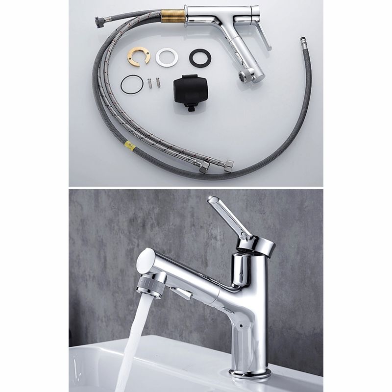 Avtoit | Contemporary sink faucet pull-out basin tap with lever handle