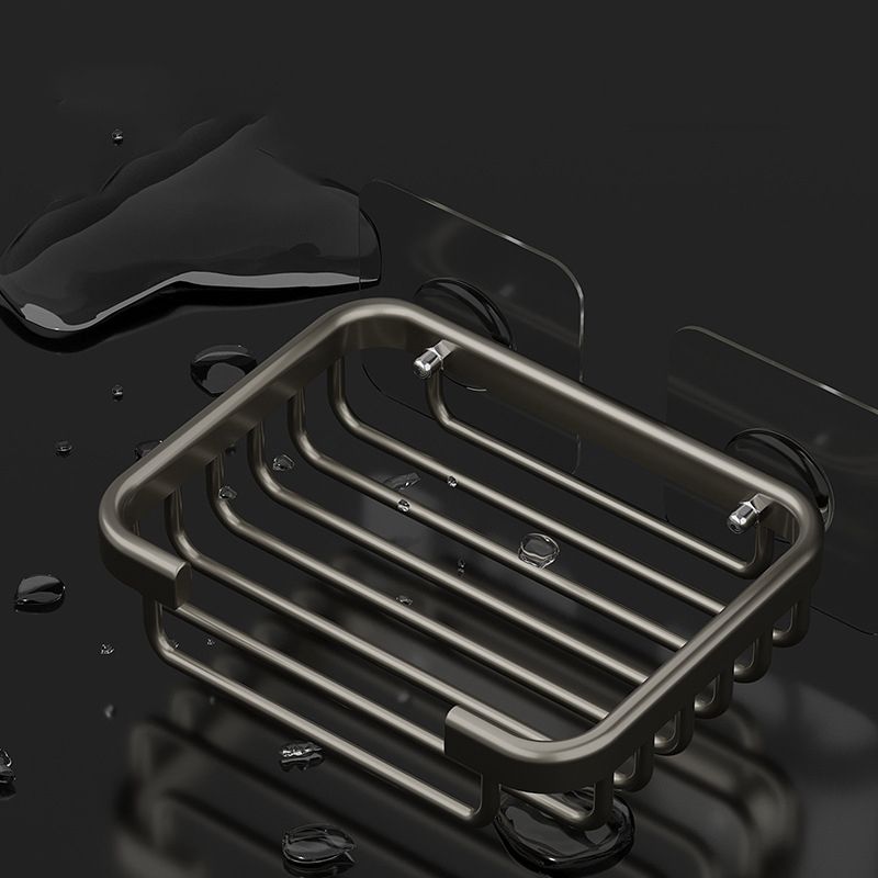 Avtoit | Modern Bathroom Accessory Set Shelf Black/Silver/Grey Bathroom Accessories Set