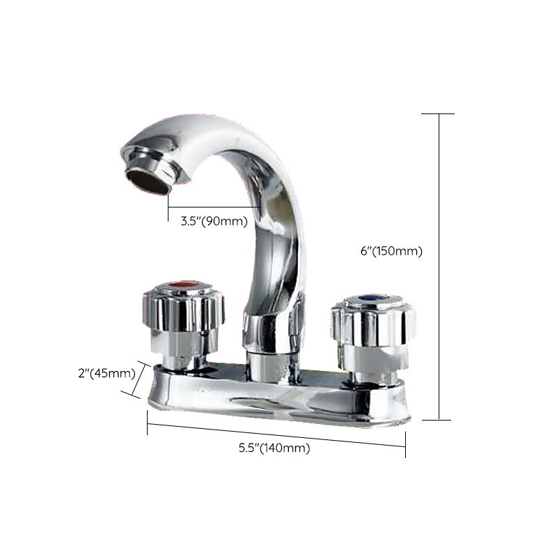 Avtoit | Modern Style Vessel Faucet Copper Knob Handle Low Arc Vessel Faucet
