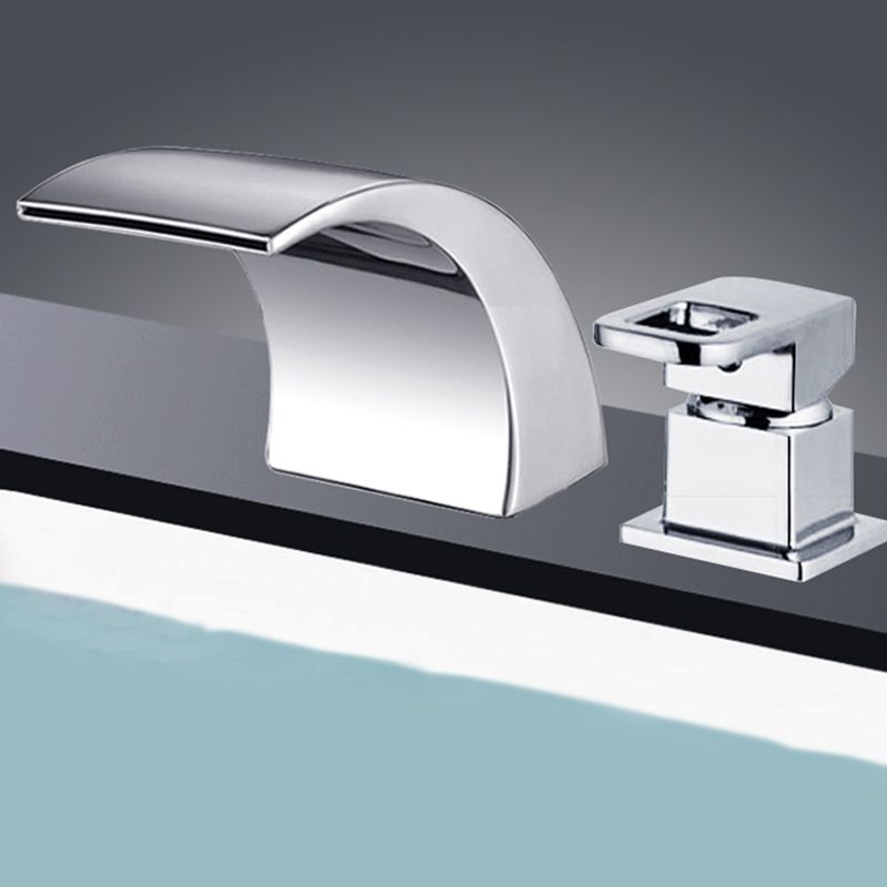 Avtoit | Modern Brass Roman Bathtub Faucet Waterfall Spout Bathtub Faucet
