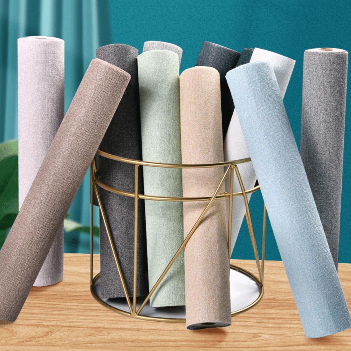 Avtoit | Modern Tin Back Wall Cladding Texture Linen Roll Wall Ceiling Panel
