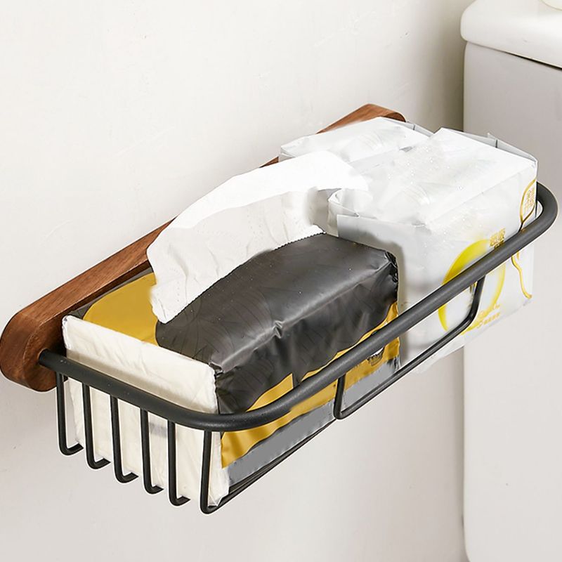 Avtoit | Solid Wood Bathroom Accessories Set Folding Metal Bathroom Accessories