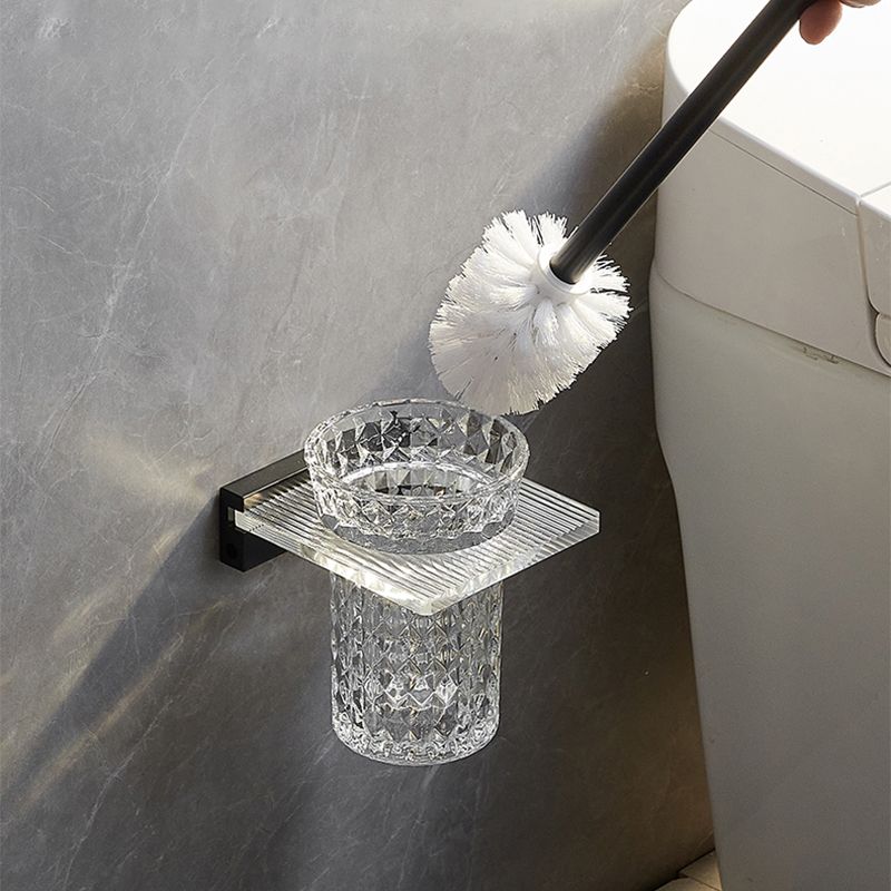 Avtoit | Modern bathroom accessory set bath shelf/towel holder & bathrobe hooks included