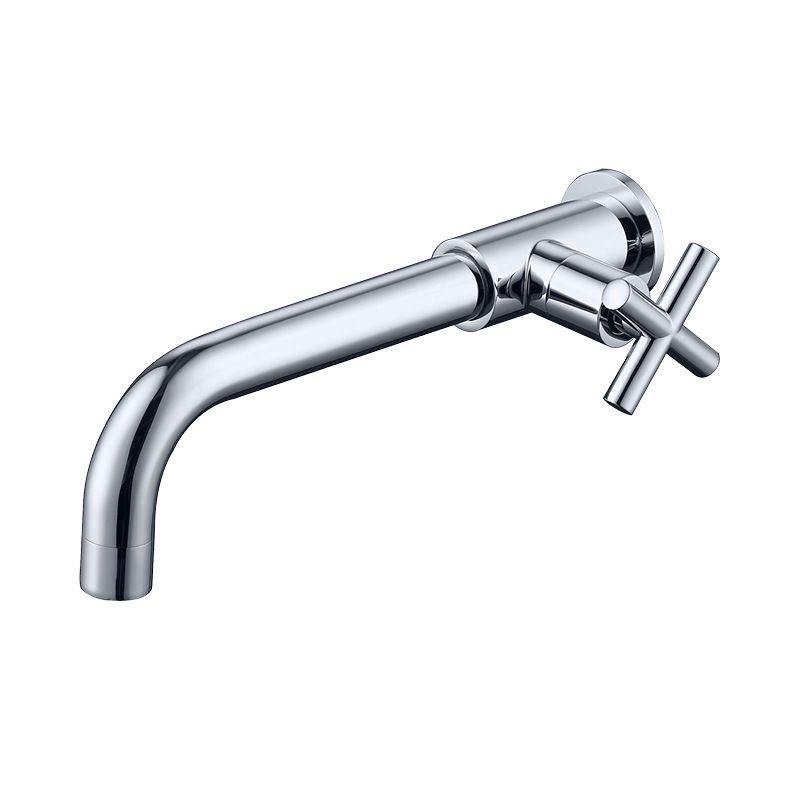 Avtoit | Glam Wall-mounted Bathroom Faucet Copper Single Handle Low Arc Basin Faucet for Bathroom
