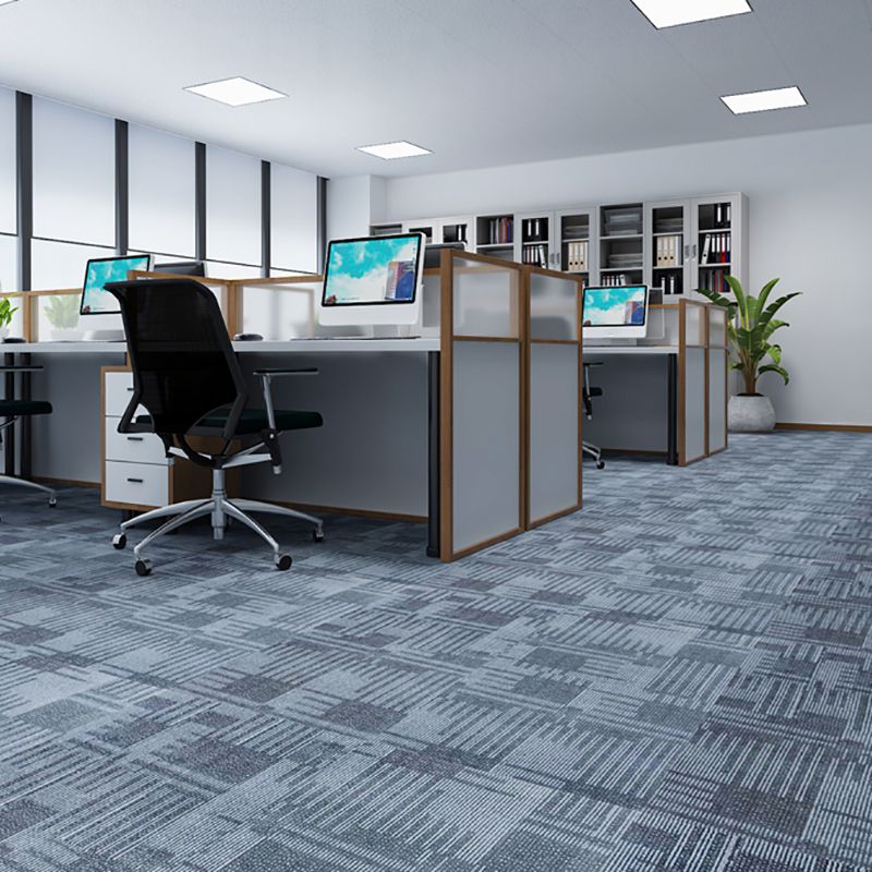 Avtoit | Waterproof Plastic Floor Rectangular Fabric Look Square Edge Floor Tile