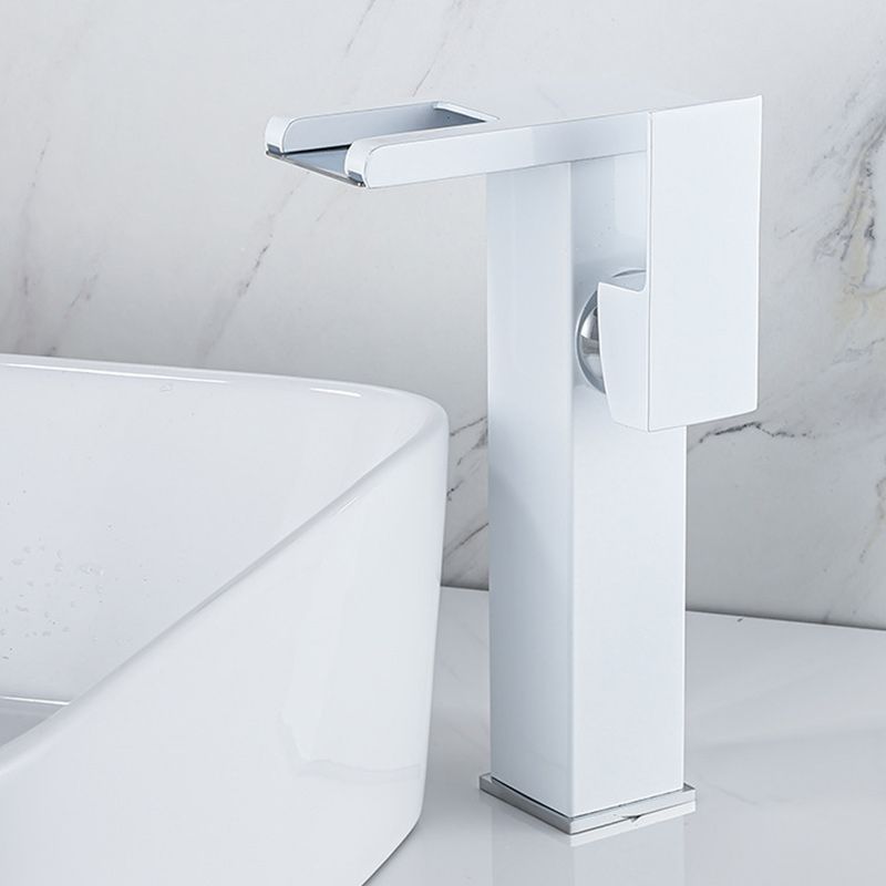Avtoit | Contemporary Sink Faucet Solid Color Low Arc Bathroom Sink Faucet