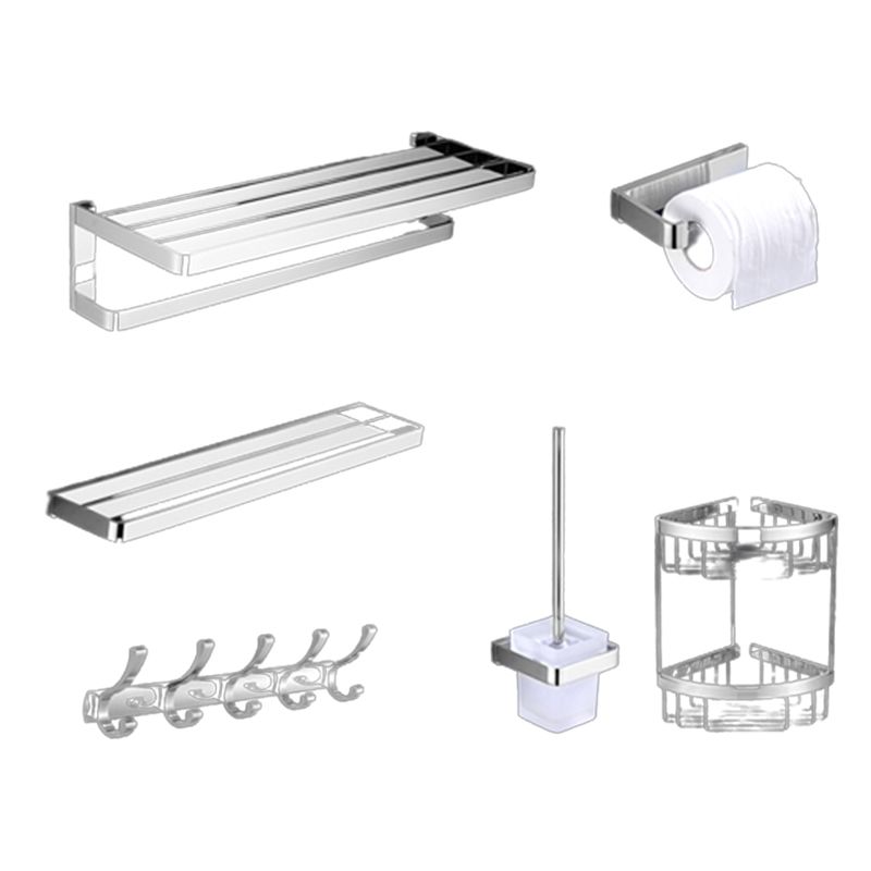 Avtoit | Polished Chrome Bathroom Accessory Set Modern Brass Bathroom Accessory Kit