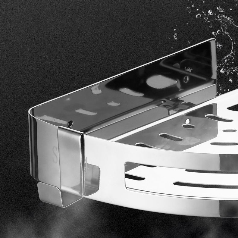 Avtoit | Modern Stainless Steel Bath Accessory Set Rectangular & Triangular Bath Shelf