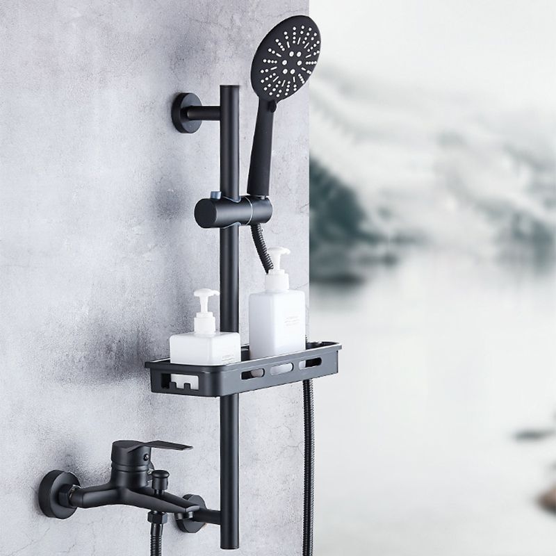Avtoit | Brass Wall-Mounted Shower System Single Handle Shower with Lever Handle