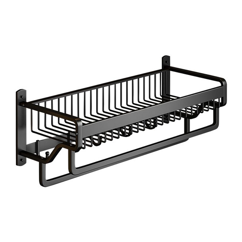 Avtoit | Matt Black 2-piece modern bathroom accessories as a single item or as a set with bath shelf