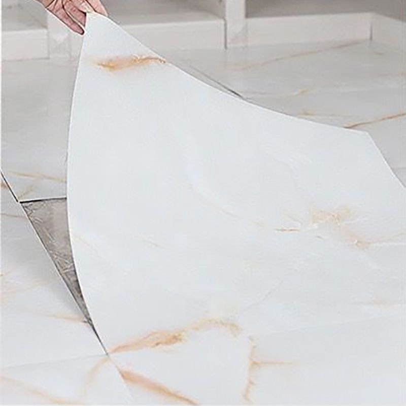 Avtoit | Home Indoor Vinyl Floor Peel and Stick Marble Print Square PVC Flooring