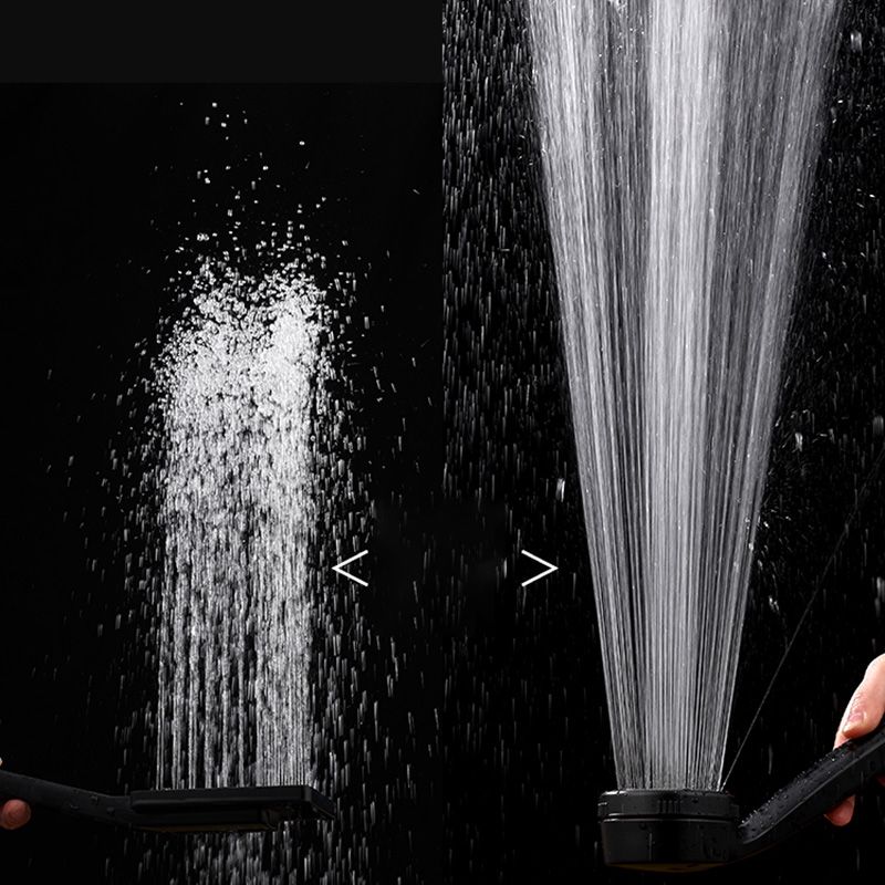 Avtoit | Contemporary Shower Head Round Handheld Shower Head Combination in Black