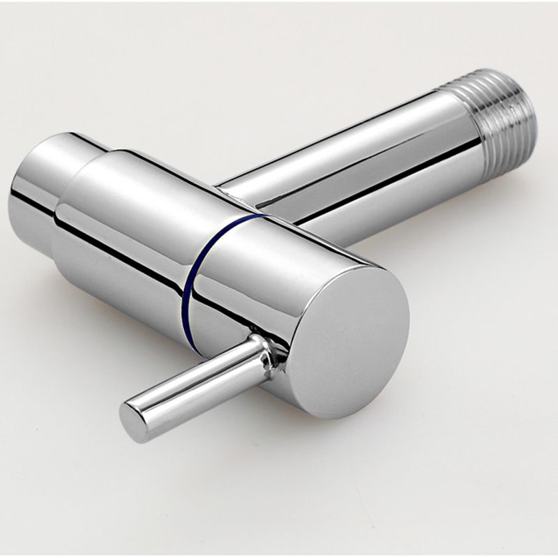 Avtoit | Contemporary Wall-Mounted Bathroom Faucet Single Hole Low Arc Solid Brass Circular Faucet