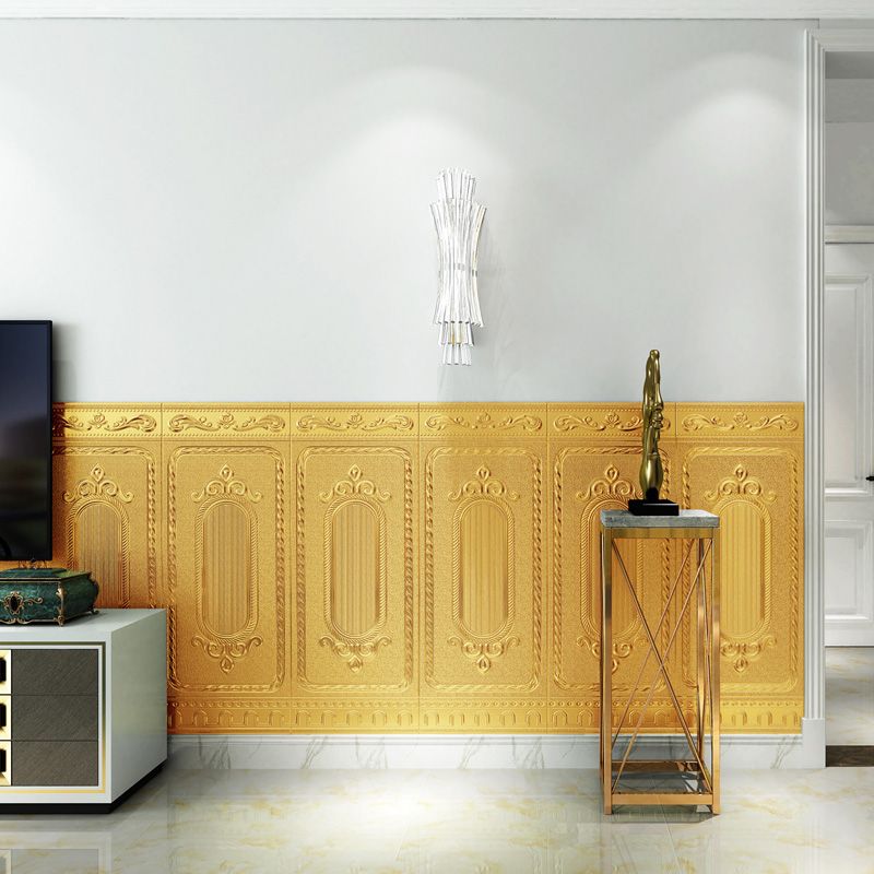 Avtoit | Glam Style Wall Cladding Living Room Peel and Stick 3D Embossed Waterproof Wall Cladding