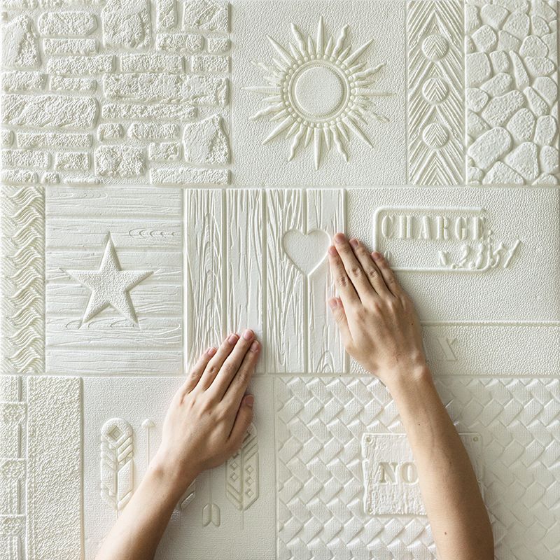 Avtoit | Peel and Stick Wall Ceiling 3D Embossed Wall Covering with Waterproof