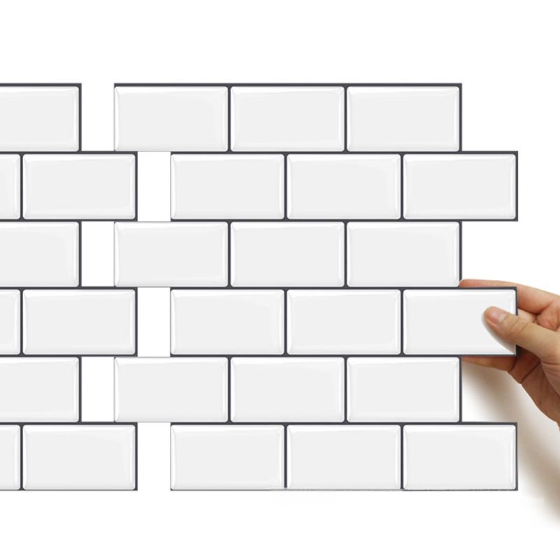 Avtoit | 12"x 12" Resin Mosaic Tiles Square Self-Adhesive Tiles for Backsplash & Wall Tile