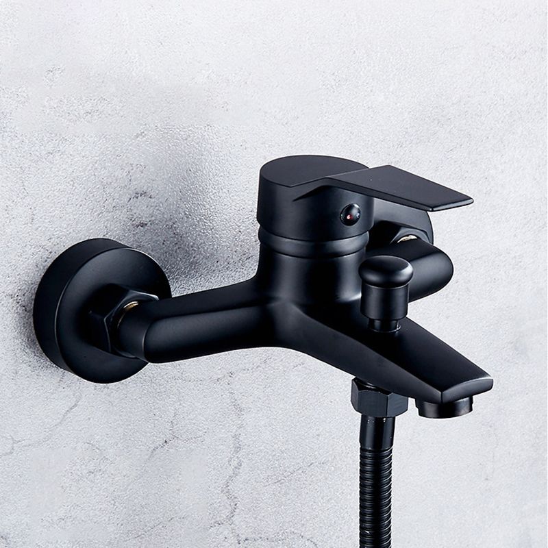 Avtoit | Brass Wall-Mounted Shower System Single Handle Shower with Lever Handle
