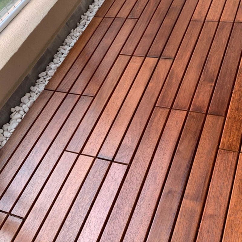 Avtoit | Basic Wood Outdoor Floor Tiles Click Patio Floor Tiles
