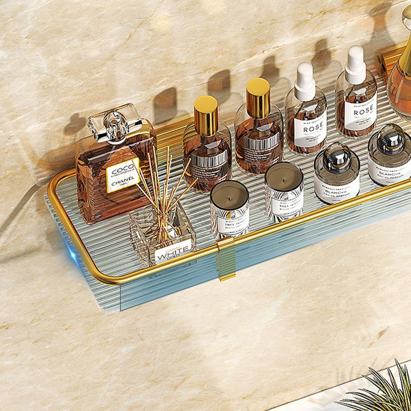 Avtoit | Modern Bathroom Hardware Set Towel Rack Bathroom Shelf Gray/Gold Bathroom Hardware Set