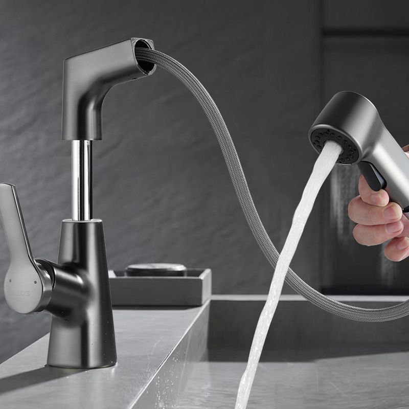 Avtoit | Swivel Spout Sink Faucet Brass Bathroom Low Arc Mixer