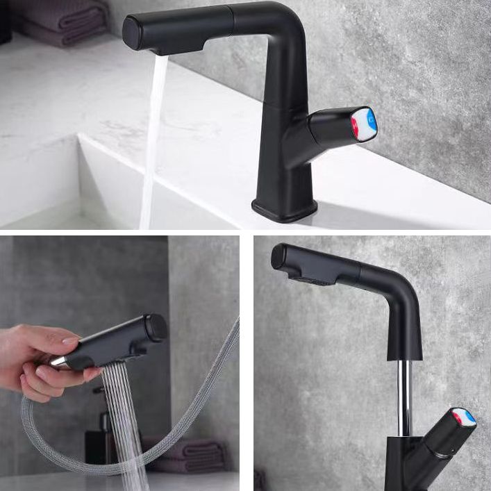 Avtoit | Brass Contemporary Sink Faucet Pull-Out Round Bathroom Faucet