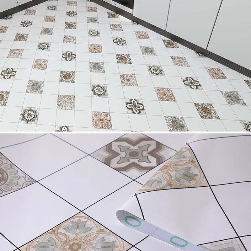 Avtoit | Modern vinyl floor planks for peeling and sticking Geometrically printed PVC flooring