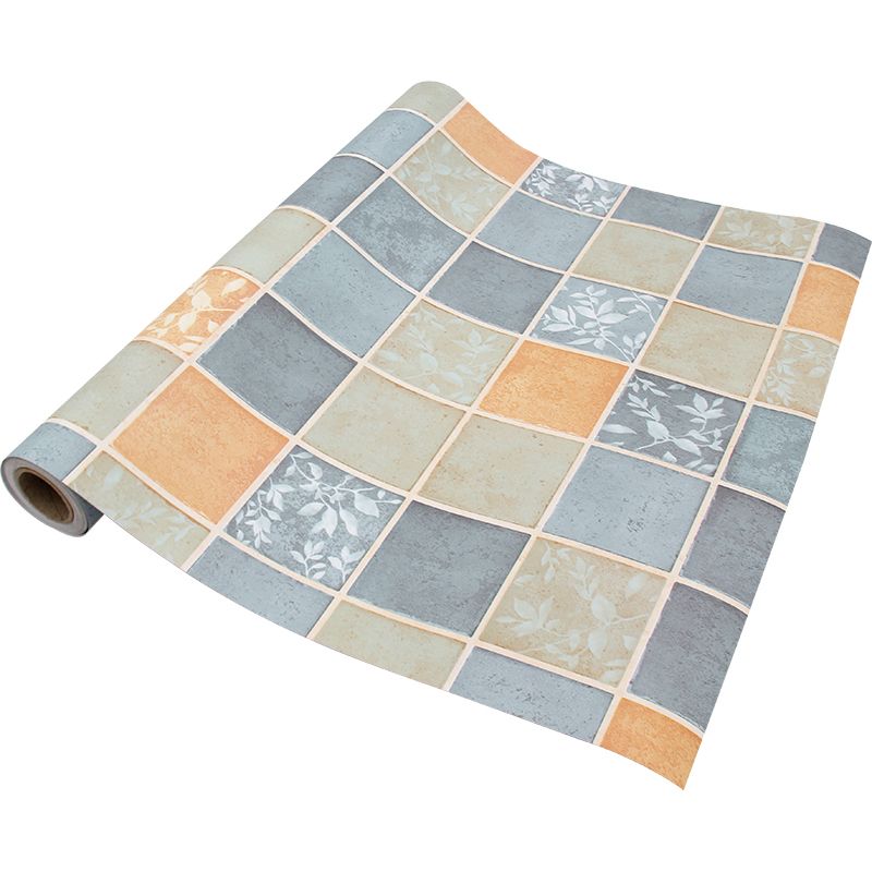 Avtoit | Modern Vinyl Plank Flooring Self-Adhesive Grid Pattern PVC Flooring