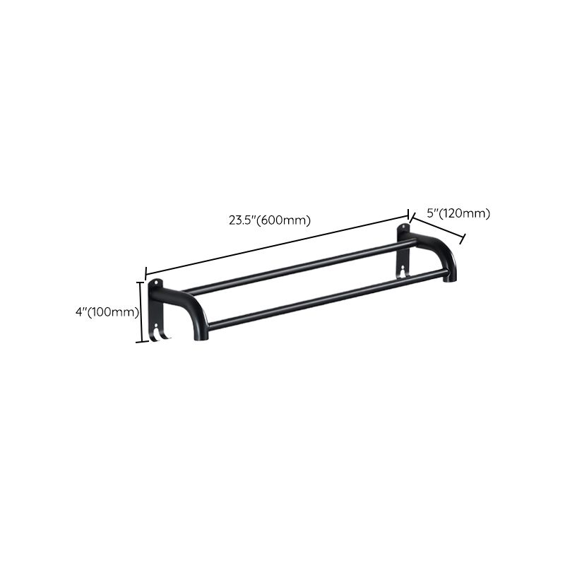 Avtoit | Modern Bathroom Accessories Black Paper Holder Bathroom Shelf Bathroom Accessory Set