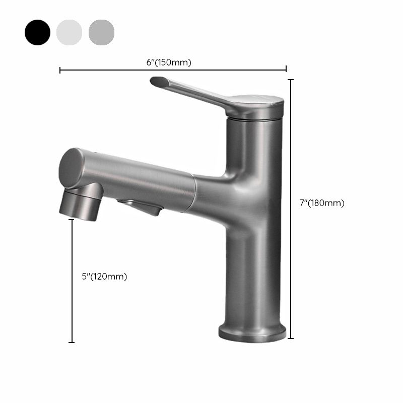 Avtoit | Contemporary sink faucet pull-out basin tap with lever handle