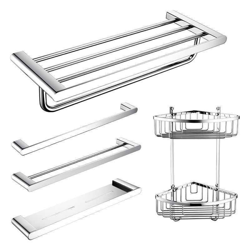 Avtoit | Contemporary bathroom accessories single item or in set in silver