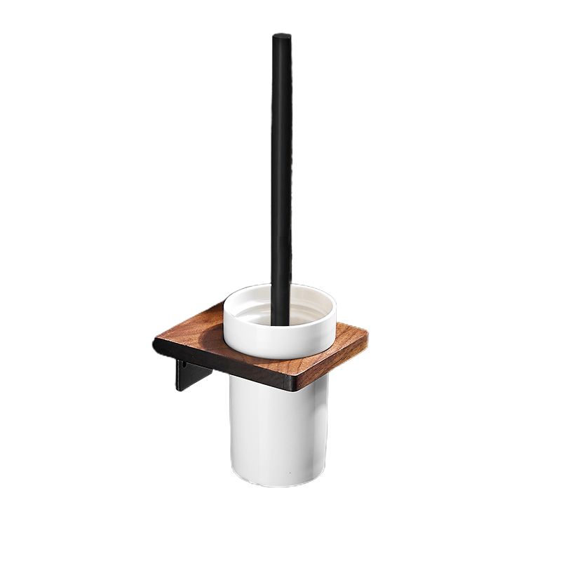 Avtoit | 7-piece bathroom accessory set wood and metal bathroom accessory hardware set