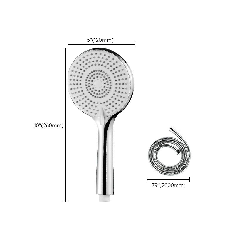 Avtoit | Round Shower Head Plastic Handheld Shower with Adjustable Spray Pattern