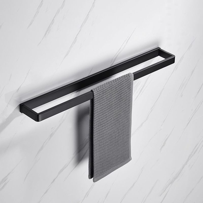Avtoit | Matte Black 5-piece modern bathroom accessory as individual piece or as set with towel bar