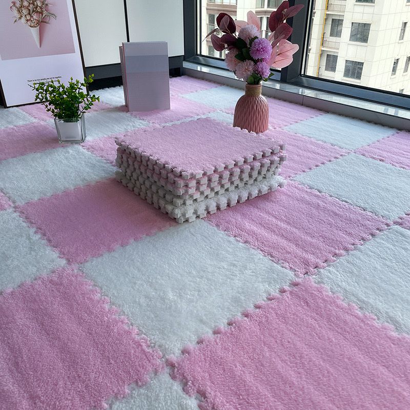 Avtoit | Multicolored Level Loop Carpet Tile Non-Slip Composite Floor Tiles for Bedroom