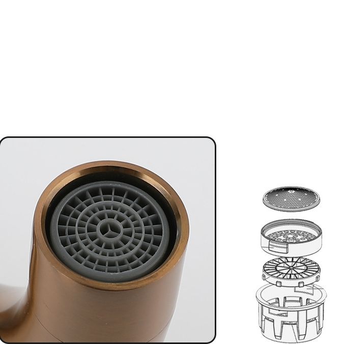 Avtoit | Contemporary Vessel Water Faucet Stainless Steel Cross Handles Wall Mounted Bathroom Faucet
