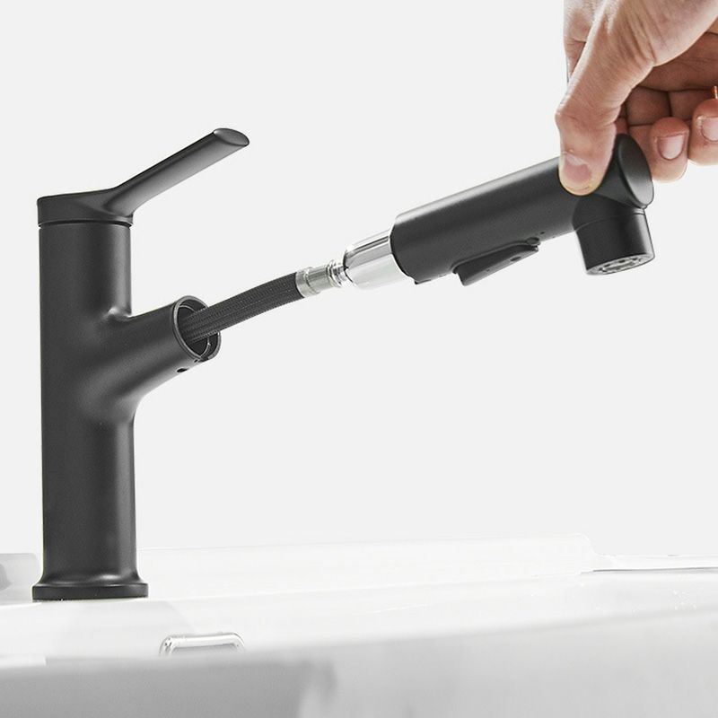 Avtoit | Contemporary Sink Faucet Plian Low Arc Center-Set Bathroom Faucet