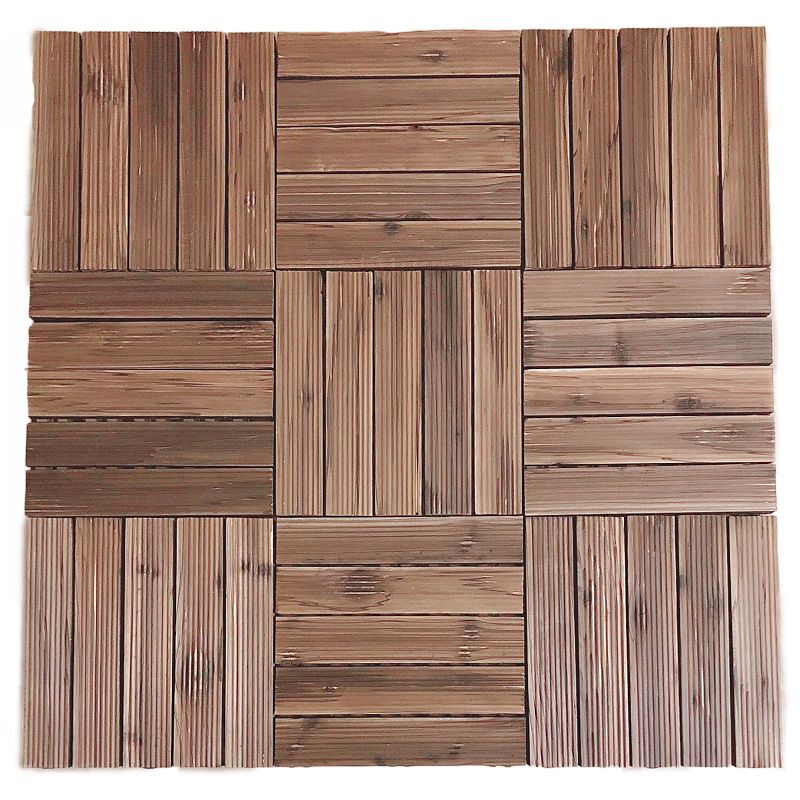 Avtoit | Traditional Wood Laminate Floor Stain Resistant Laminate Plank Floor Set of 11