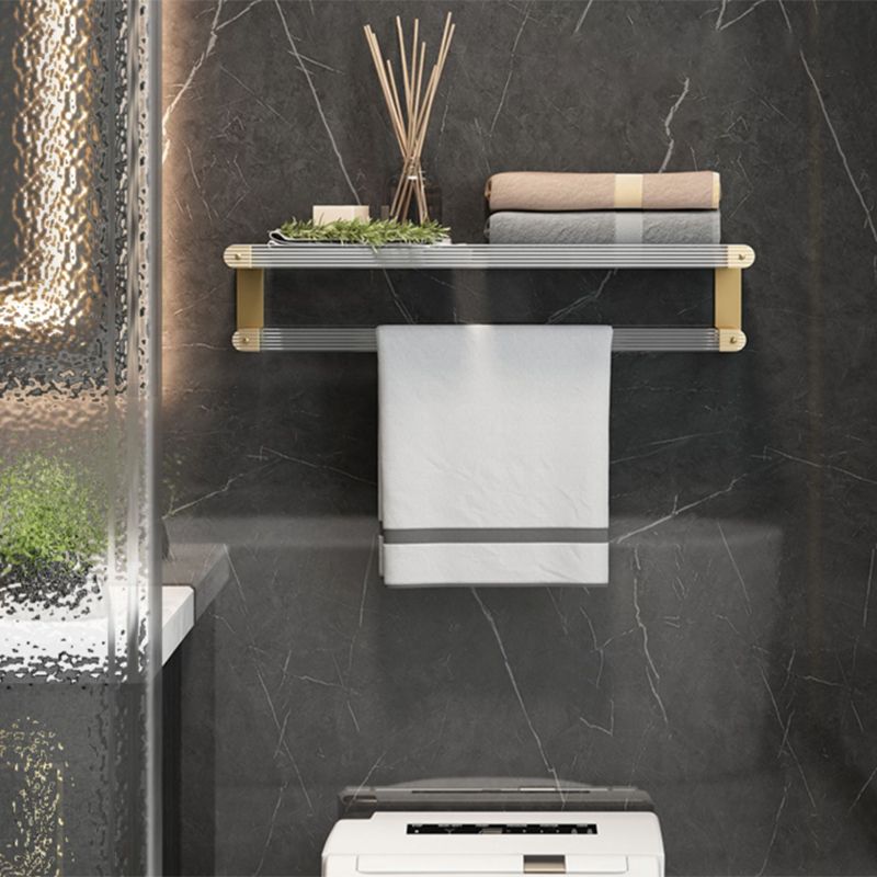 Avtoit | Modern Bathroom Accessory Set Bathroom Shelf Gold Towel Holder Bathroom Hardware Set