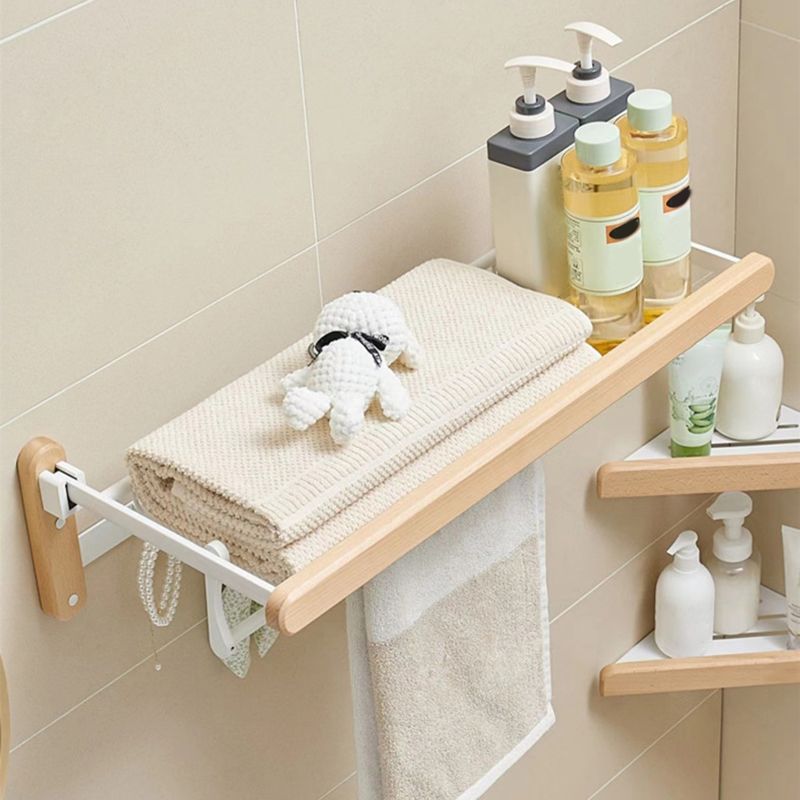 Avtoit | White Bathroom Set Solid Wood & Aluminum Bathroom Accessories Individually or as a Set