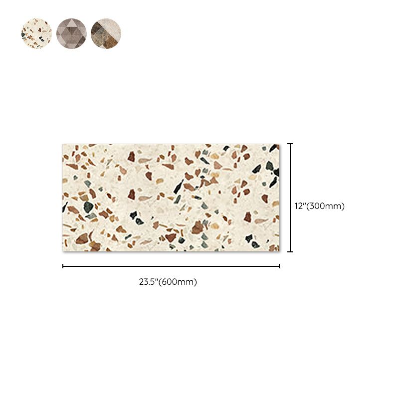 Avtoit | Brown non-slip floor tile 30 cm x 60 cm brick effect single tile PVC