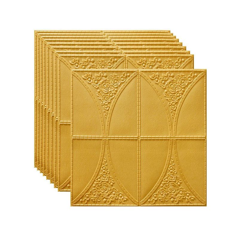 Avtoit | Modern Style Plastic Wall Panel Living Room Peel and Stick 3D Wall Covering
