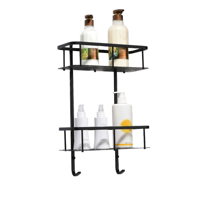 Avtoit | Modern Classic Bathroom Accessories Set in Stainless Steel Matte Black Bathrobe Hook/Towel Ring Bar